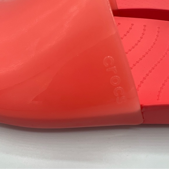 Crocs Woman's Splash Slides Neon Watermelon US W11 - Picture 9 of 13